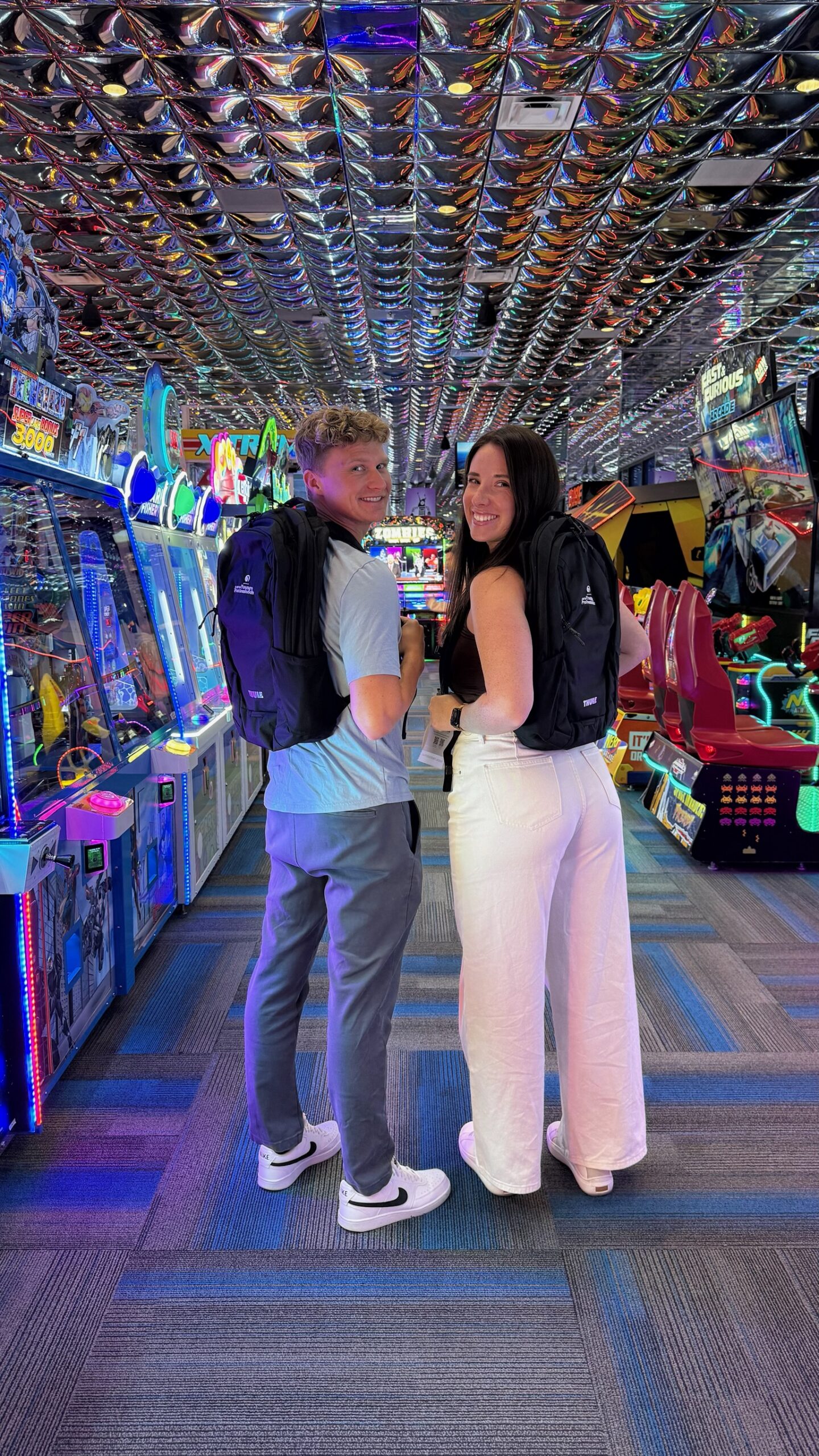 HFTP Young Professionals at the arcade meet-up in Reno